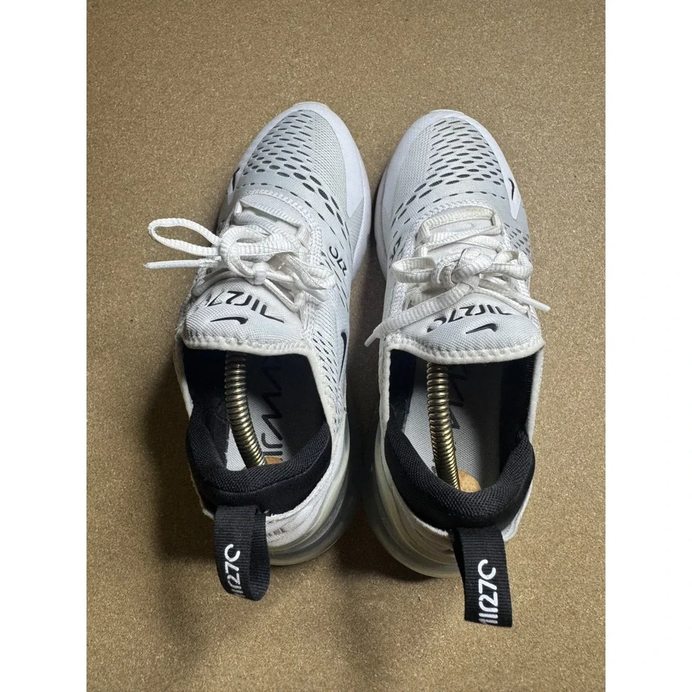 Nike Air Max 270 White Black AH6789-100 Womens Running Shoes Sneaker